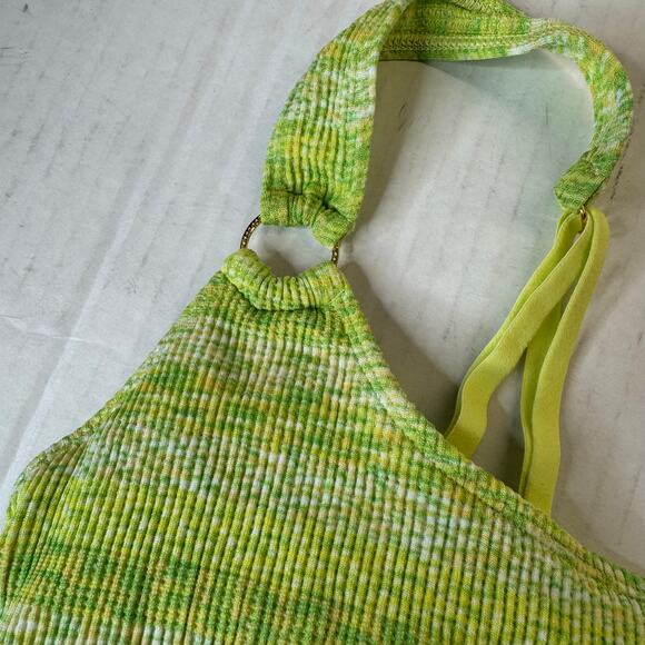 Aerie Seamless Ring Longline Bralette - Vibrant Mint Green NWT Large - Picture 3 of 8